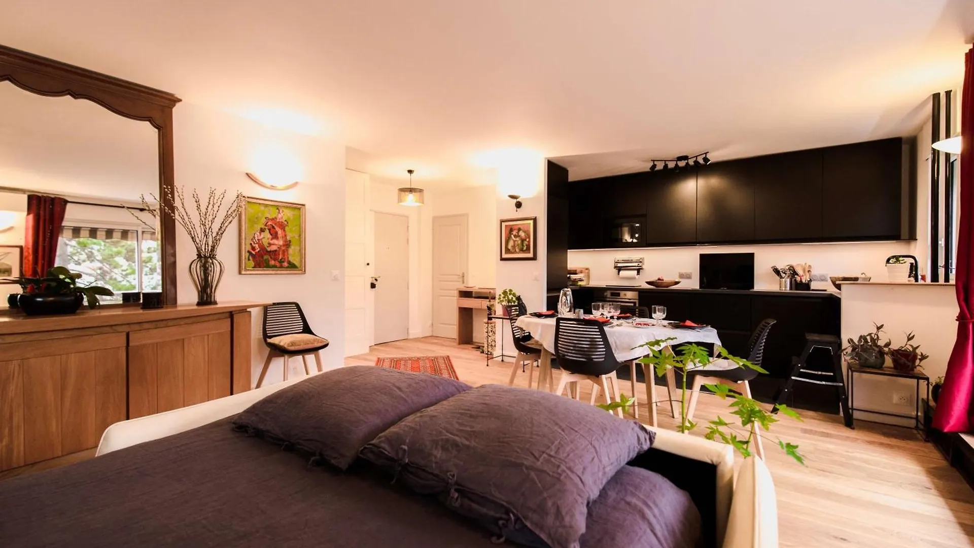 Paris-Daumesnil - Grand 2 Pieces 4 Etoiles De Charme Sur Jardin - 61M2, Pour 4P - Large 4 Star Charming 1 Bedroom Apt For 4 With Ac Paris